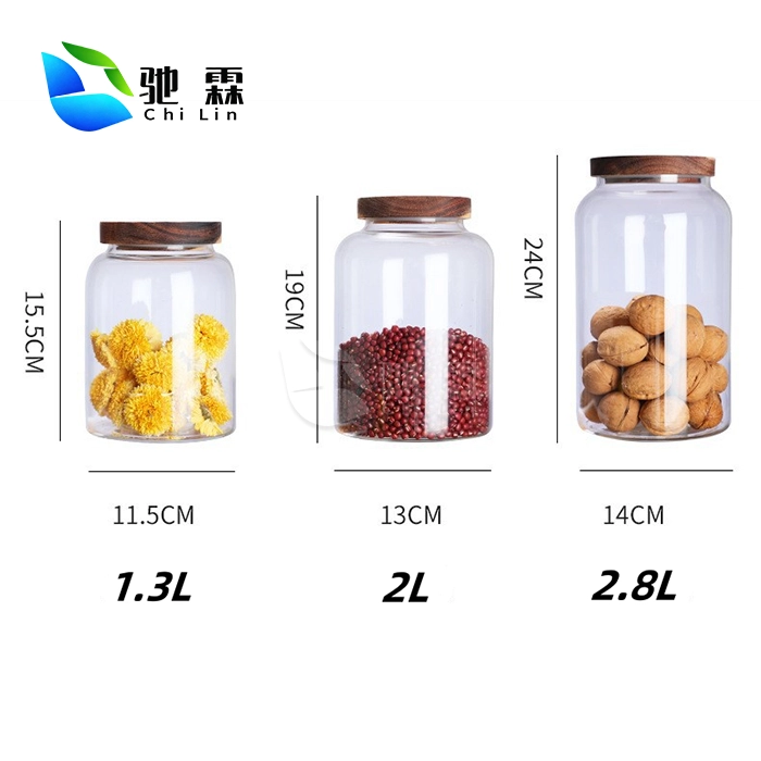 wide mouth glass canisters